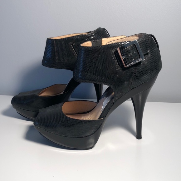 Michael Kors Heidi Platform Heel Black size 7 - Picture 7 of 8